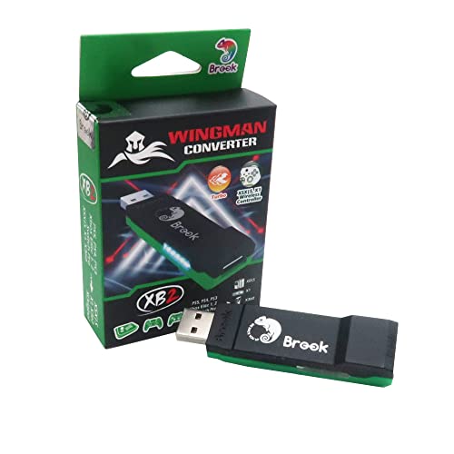 Mcbazel Brook Wingman XB 2 Convertitore Supporto Controller Wireless Cablato 5-Velocità Turbo Funzione Pulsante Rimappatura per Xbox Original Xbox 360 Xbox One Xbox Series X|S PS5 PS4 Switch Pro PC