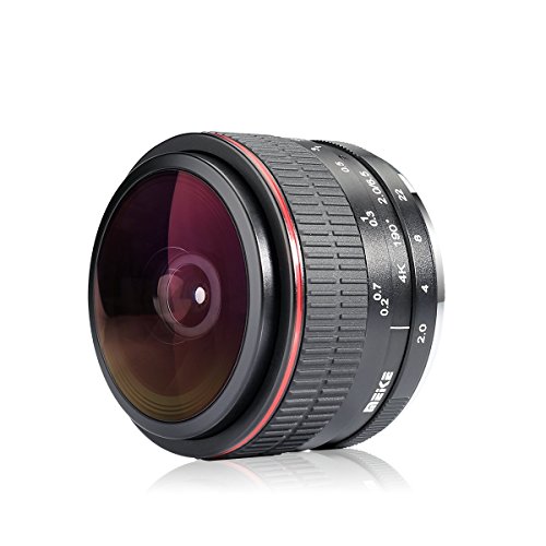 Meike Optics MK 6.5mm f2.0 Fisheye - Obiettivo ultra grandangolare per Nikon 1
