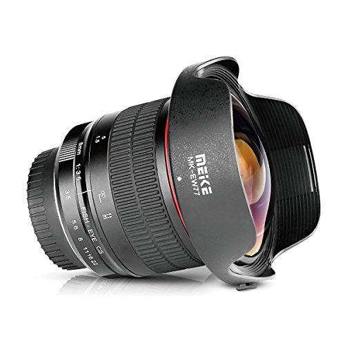 Meike Optics MK 8mm f3.5 - Obiettivo Fisheye ultra grandangolare per Nikon F