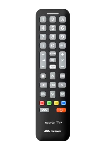 Meliconi Easytel TV+ Telecomando Universale per TV, comanda anche le funzioni di base delle Smart TV