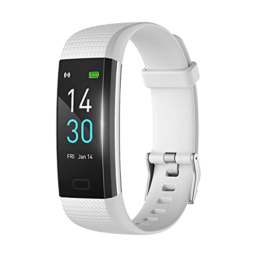 MICGIGI SmartWatch Orologio sportivo per uomo Donna con pedometro Monitor a frequenza cardiaca 16 Modalità Sport Fitness Tracker per Android IOS