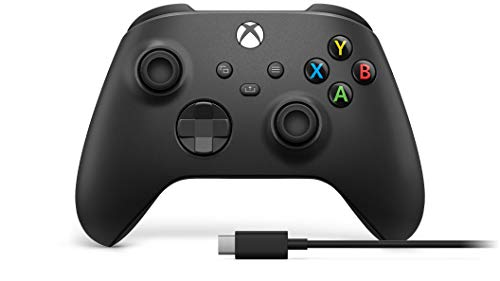 Microsoft Controller Wireless per Xbox, Nero Carbone + Cavo USB-C