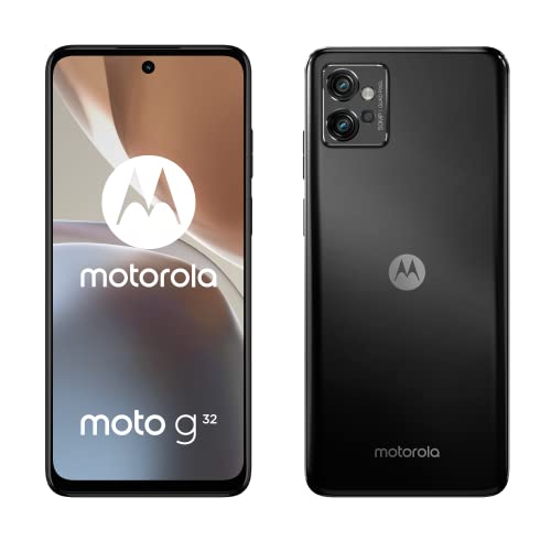 Motorola moto g32 (Tripla fotocamera 50MP, Display 6.5  FHD+ 90Hz, Qualcomm Snapdragon 680, batteria 5000 mAh, 4 128 GB espandibile, Dual SIM, Android 12, Cover Inclusa), Dove Grey