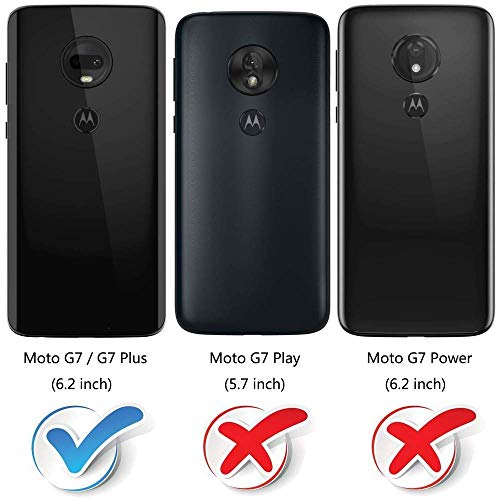 Mulbess Cover per Motorola Moto G7 Plus, Custodia Pelle con Magneti...