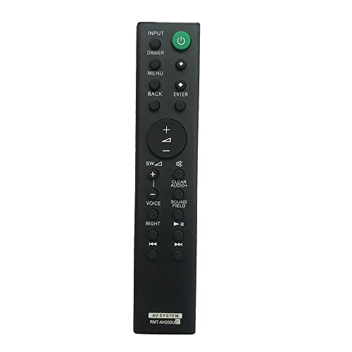 NESHO Telecomando soundbar RMT-AH200U Adatto for soundbar Sony HT-RT4 HT-CT390 SA-CT390 SA-WRT3 SA-WCT390 HT-RT3 HT-RT40 HT-RT3