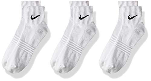 Nike Everyday Cushioned, Calzini Uomo, Bianco (White Black), M
