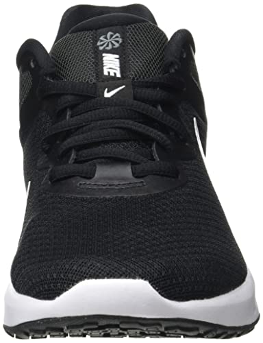 Nike Revolution 6, Sneaker Donna, Black White Dark Smoke Grey Cool ...