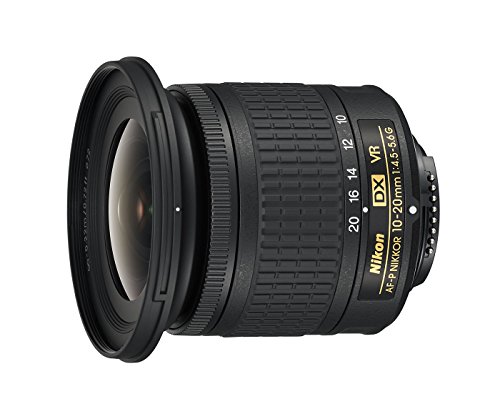 Nikon AF-P DX NIKKOR - Obiettivo zoom, 10-20mm f 4.5-5.6G VR, Nero [Nital Card: 4 Anni di Garanzia]