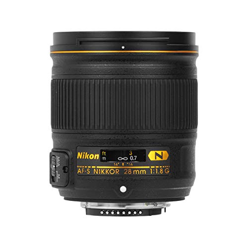 Nikon Obiettivo AF-S Nikkor 28mm 1:1, 8 G, Incluso Paraluce HB-64 e Custodia CL-0915