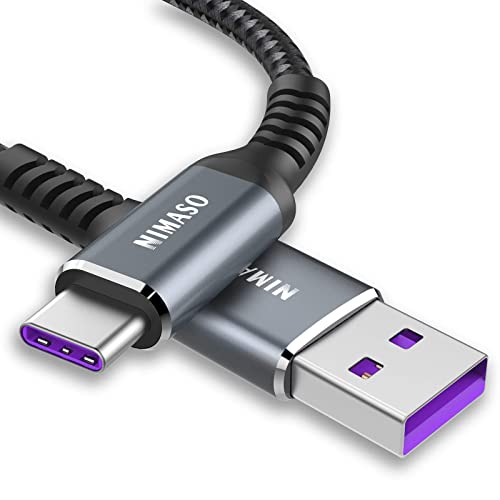 Nimaso 3M Huawei Cavo USB C 5A, Cavo USB Type-C Supercharge per Hua...