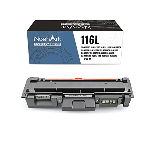 NoahArk Compatibile con Samsung MLT-D116L Cartuccia del Toner per Samsung SL-M2625D SL-M2675F SL-M2825DW SL-M2825ND SL-M2835DW SL-M2875FD SL-M2875FW SL-M2885FW M2826 M2875 M2876 Stampante (Nero)