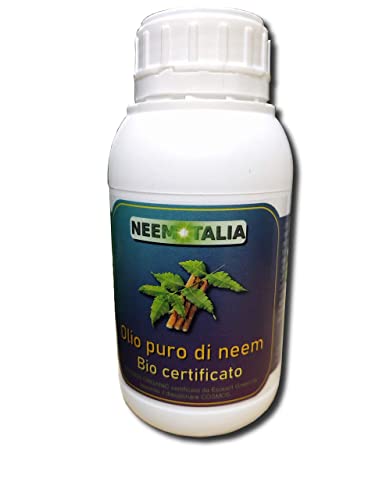 Olio puro di neem per la pelle 500 ml. Biologico