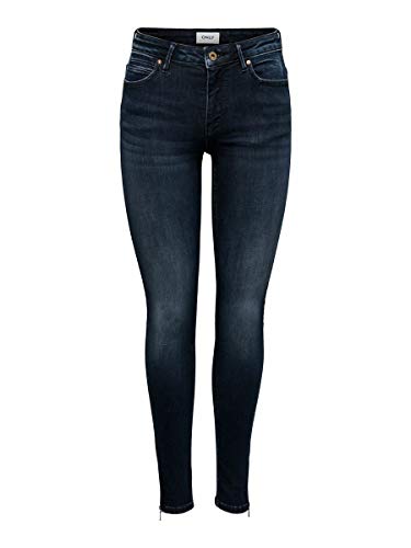 Only ONLKENDELL Life Reg SK Ankle TAI865 Noos Pantaloni, Blu Jeans Scuro, 32 Donna