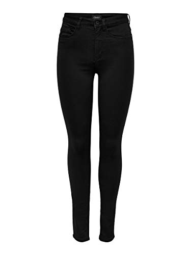 ONLY Onlroyal High Skinny Fit Jeans, Black, M   30 Donna...