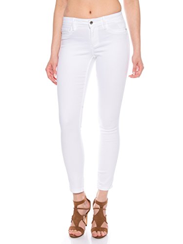 Only Onlultimate King Reg Jeans Cry1703 Noos Skinny, Bianco (White)...