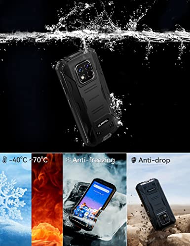 OUKITEL WP18 Pro Rugged Smartphone,12500mAh Batteria 5.93  HD+ Tele...