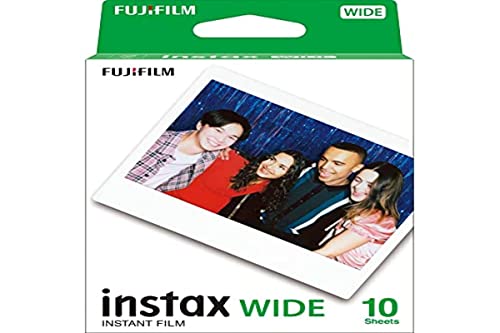 pellicola istantanea instax WIDE Bordo bianco, confezione da 10 scatti, adatta a tutte le fotocamere e stampanti instax WIDE