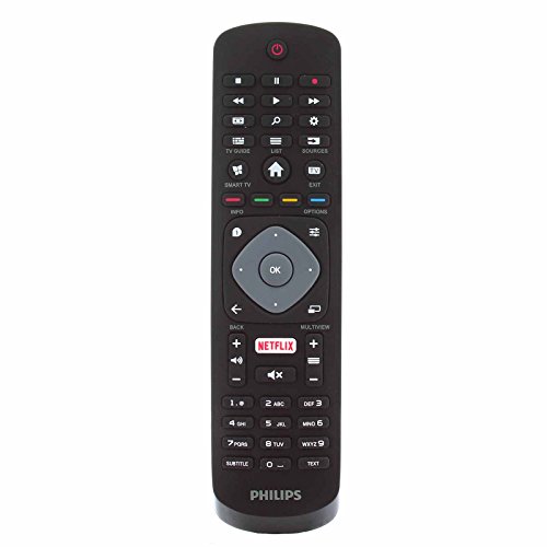 Philips 996596003606 - Telecomando originale per 32PFS5362 49PUS610112 65PUS6262 LCD LED 3D HD Smart TV con pulsante Netflix