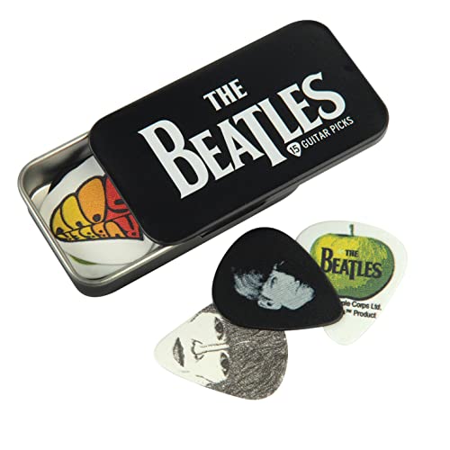 Planet Waves 1CAB415BT1 Beatles Signature Guitar Pick Tins Logo 15Picks