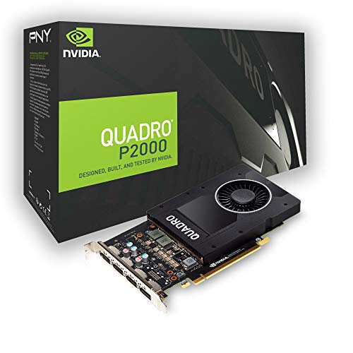 PNY VCQP2000-PB Nvidia Quadro P2000 Scheda Grafica, 5GB GDDR5, PCI ...