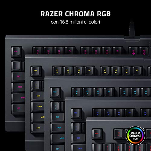 Razer Cynosa Lite Tastiera da Gioco con Illuminazione con RGB Chrom...