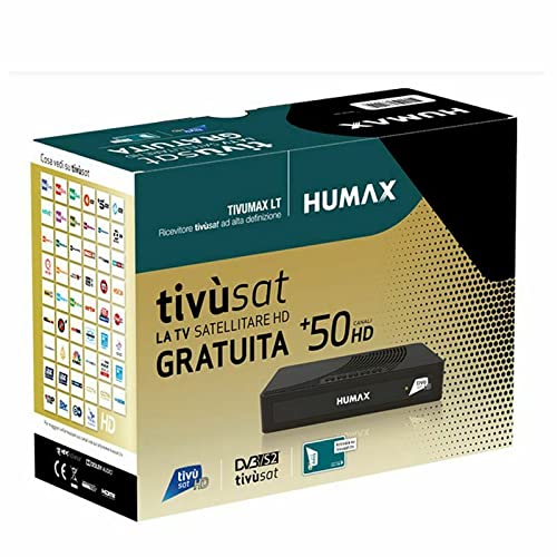 Ricevitore digitale satellitare TIVUSAT TIVUMAX LT HD-3801S2 Humax...
