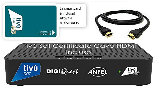 Ricevitore HD Tivù sat Decoder digitale satellitare ad Alta Defini...