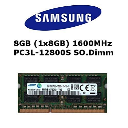 Samsung DDR3, 1600 MHz, memoria (Pc3L 12800S) Ram 8 GB...