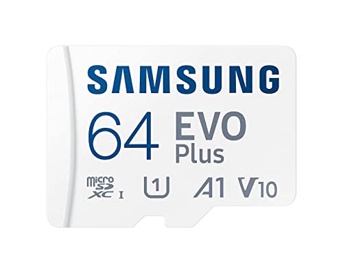 Samsung Evo plus 64GB microSD SDXC U1 classe 10 A1, scheda di memoria 130MB S Adapter 2021