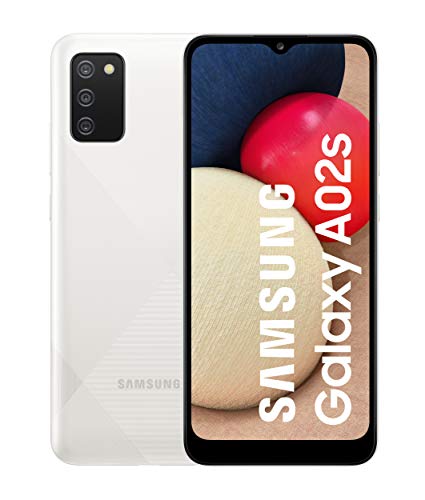 SAMSUNG Galaxy A02S - Smartphone 32GB, 3GB RAM, Dual Sim, White