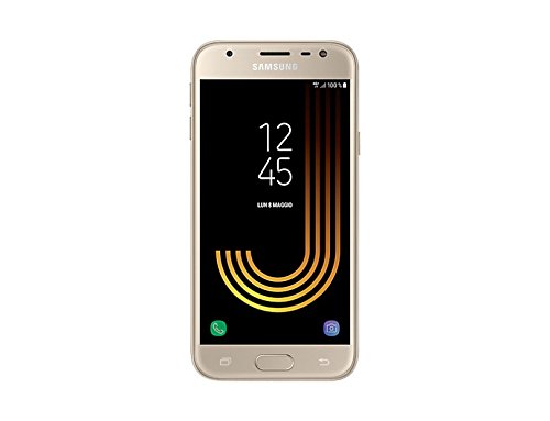 Samsung Galaxy J3 (2017) Smartphone, Gold, 16 GB Espandibili [Versi...