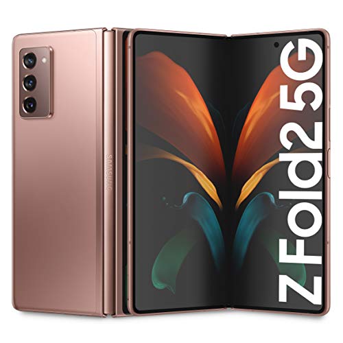 Samsung Galaxy Z Fold2 5G Smartphone, Display ext.6.2” Super AMOLED   int. 7.6” Dynamic AMOLED 2x, 256GB, RAM 12GB, Batteria 4500 mAh, 5G, NanoSIM, Android 10, Marrone