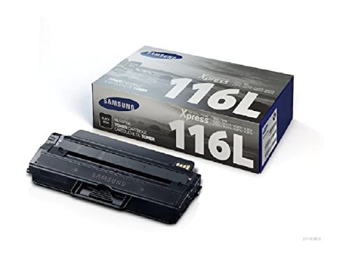 Samsung MLT-D116L, SU828A, Cartuccia Toner ad Alta Capacità, da 3.000 pagine, compatibile con le stampanti Samsung LaserJet Xpress Serie M2625, M2825, M2835, MFP M2675 e MFP M2875, Nero