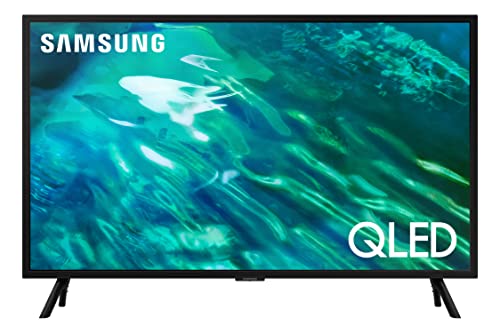 Samsung TV QLED QE32Q50AAUXZT, Smart TV 32  Serie Q50A, Alexa integrato, Nero, 2021, DVB-T2 [Efficienza energetica classe G]