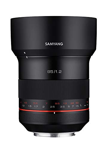 Samyang XP 85mm f 1.2 - Obiettivo con messa a fuoco manuale per Canon EF