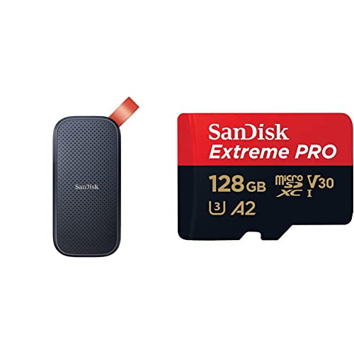 SanDisk 2TB SSD Portatile, Velocità di Lettura Fino a 520 MB s, Nero