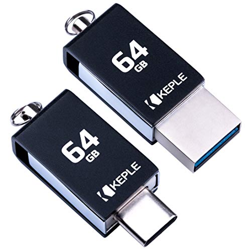 Scheda di Memoria 64GB USB C 3.0 Alta Velocità Doppia Flash Penna OTG Compatibile con Xiaomi Mi A1, A2, A3   Mi Mix 3, Mi Mix 2   Mi 8, 8 Pro, 8 Lite Redmi K20, K20 Pro | 64 GB Tipo C