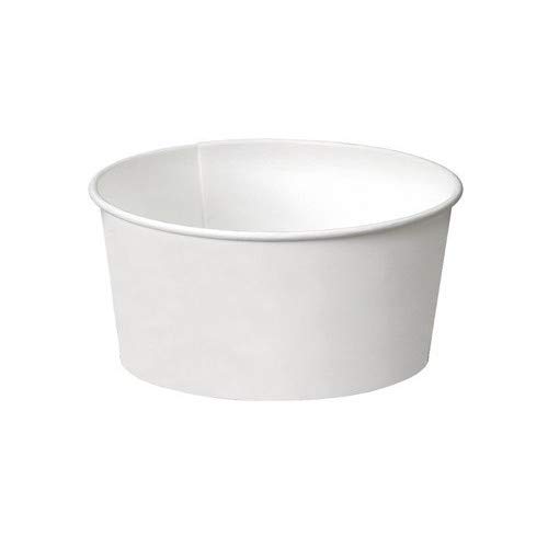 SDG PZ 86 COPPETTA Bianca CC 230 Formato Grande per Yogurt E Gelato in CARTONCINO White Paper Cups