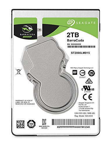 Seagate Barracuda 2.5  HDD 2000GB Serial ATA III disco rigido interno