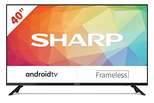 Sharp Aquos 40FG6EA, 40  LED Smart TV FHD Android 11, DVB-T2 S2, 1920 x 1080 Pixels, Wi-Fi, Nero, 2xHDMI, 2xUSB, Chromecast integrato, Dolby Audio