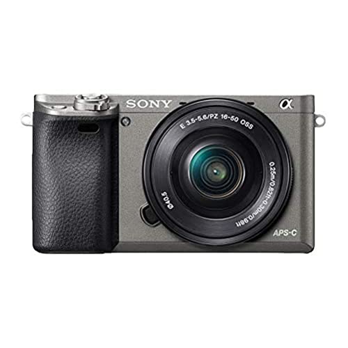 Sony Alpha 6000L - Kit Fotocamera Digitale Mirrorless con Obiettivo Intercambiabile Selp 16-50Mm, Sensore Aps-C, Video Avchd, Eye Af, Ilce6000H + Selp1650, Grigio