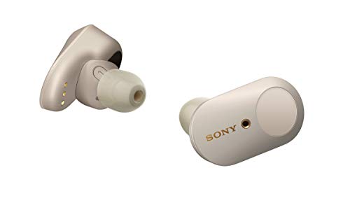 Sony WF-1000XM3 - Auricolari True Wireless con HD Noise Cancelling, Compatibili con Google Assistant, Alexa e Siri, iOS Android, Bluetooth, NFC, Batteria fino a 24 ore (Argento)