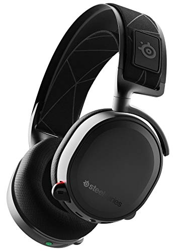 SteelSeries Arctis 7 Cuffie da Gioco - Wireless Senza Perdite - Tecnologia Surround DTS Headphone:X v2.0 per PC e PlayStation 5 PS4 - 10 - 40.000 Hz, Nero