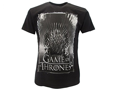 T-Shirt Maglietta Trono Serie TV Trono di Spade Game of Thrones - 100% Ufficiale HBO (XXS = 8 10 Anni)