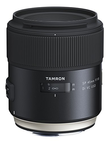 Tamron 45mm F 1.8 VC Obiettivo per Canon, Nero