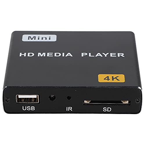 Tangxi Full HD 4K USB 2.0 Lettore Multimediale, Mini Lettore Digitale Multimediale Ultra-HDMI 1080P, Lettore Video Musicale USB S SPDIF(EU)