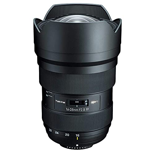 Tokina Opera 16-28mm F2.8 FF SLR Obiettivo con zoom grandangolare, per Nikon F e Canon EF, Nero