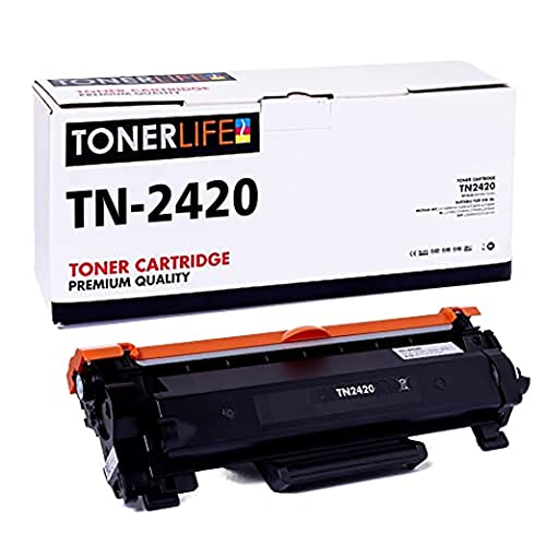 TONERLIFE Toner Brother mfc l2710dw TN-2420 TN2420 compatibile HL-L2350DW DCP-L2530DW MFC-L2710DN DCP-L2510D HL-L2310D HL-L2370DN HL-L2375DW DCP-L2550DN MFC-L2750DW (CON CHIP)