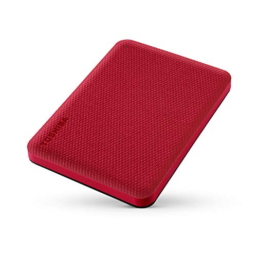 Toshiba Canvio Advance - Hard disk da 2 TB, 2,5 , colore: Rosso...