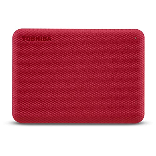 Toshiba Canvio Advance - Hard disk da 4 TB, 2,5 , colore: Rosso